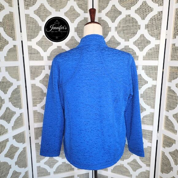 Draper's & Damon's Blue Crinkle 2-Piece Top and Jacket Set Size PM - Picture 10 of 15